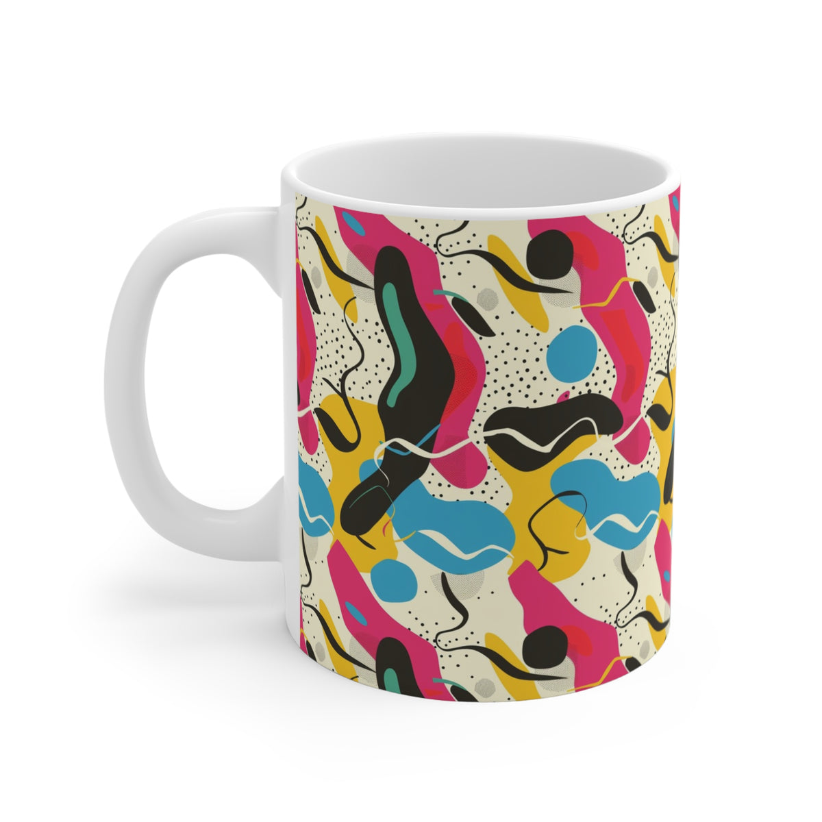 90s Retro Coffee Mug - Full Wrap Design 577