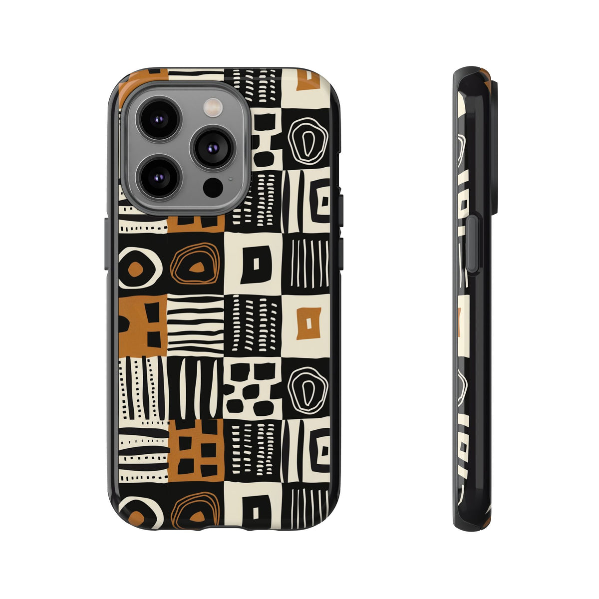 Stylish African Pattern Phone Case – Unique and Vibrant Protection 168