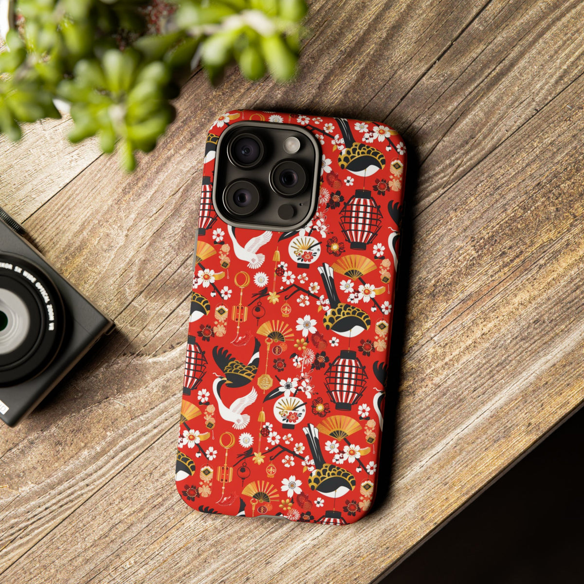 Japanese Pattern Phone Case – Elegant & Timeless Design for Your Phone 056