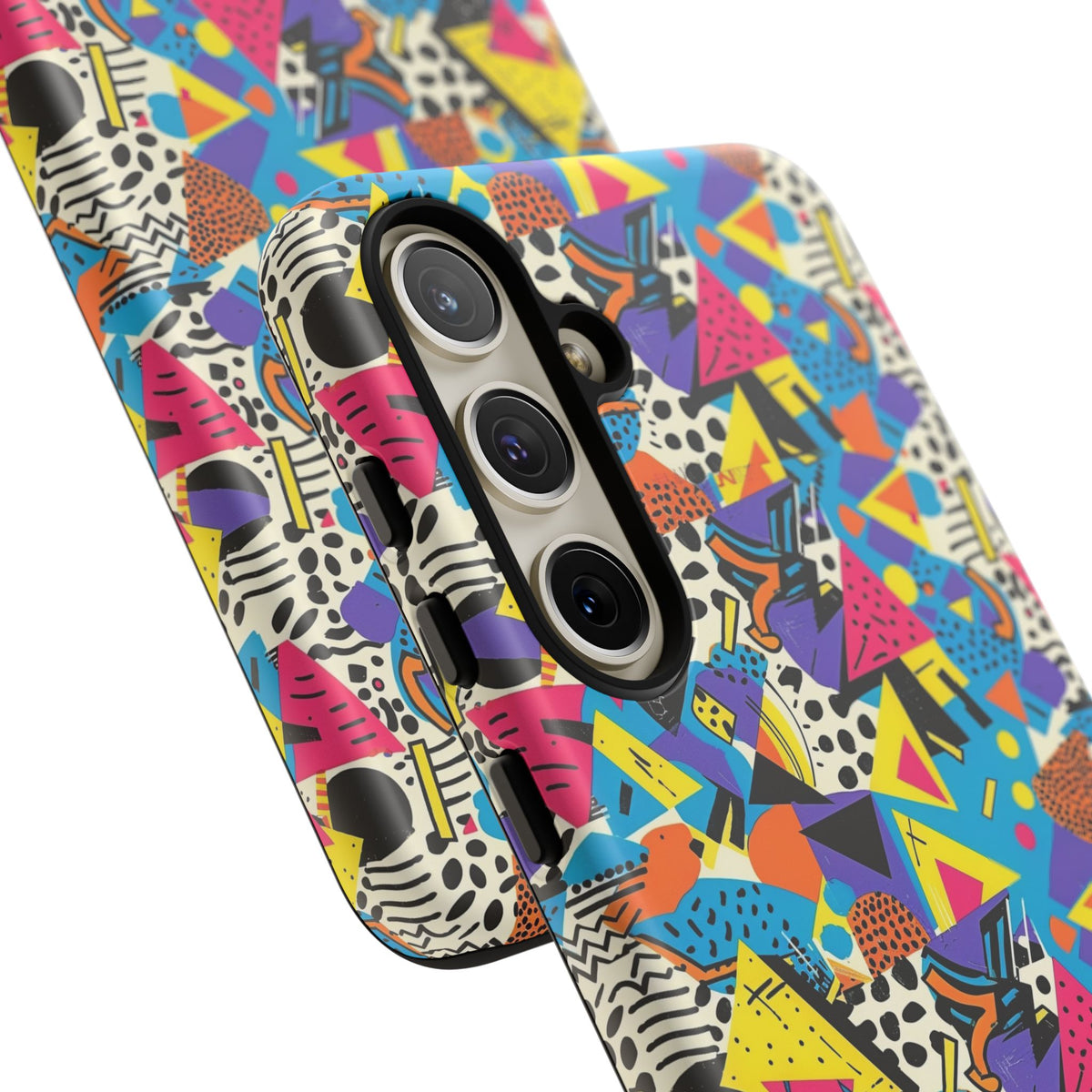 90s Themed Seamless Pattern Phone Case – Embrace Retro Style and Protection 231