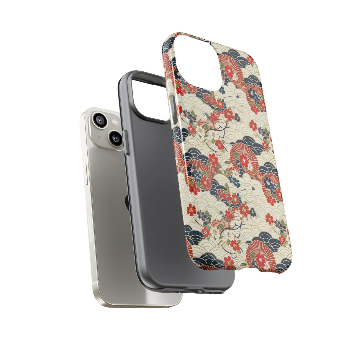 Japanese Pattern Phone Case – Elegant & Timeless Design for Your Phone 124