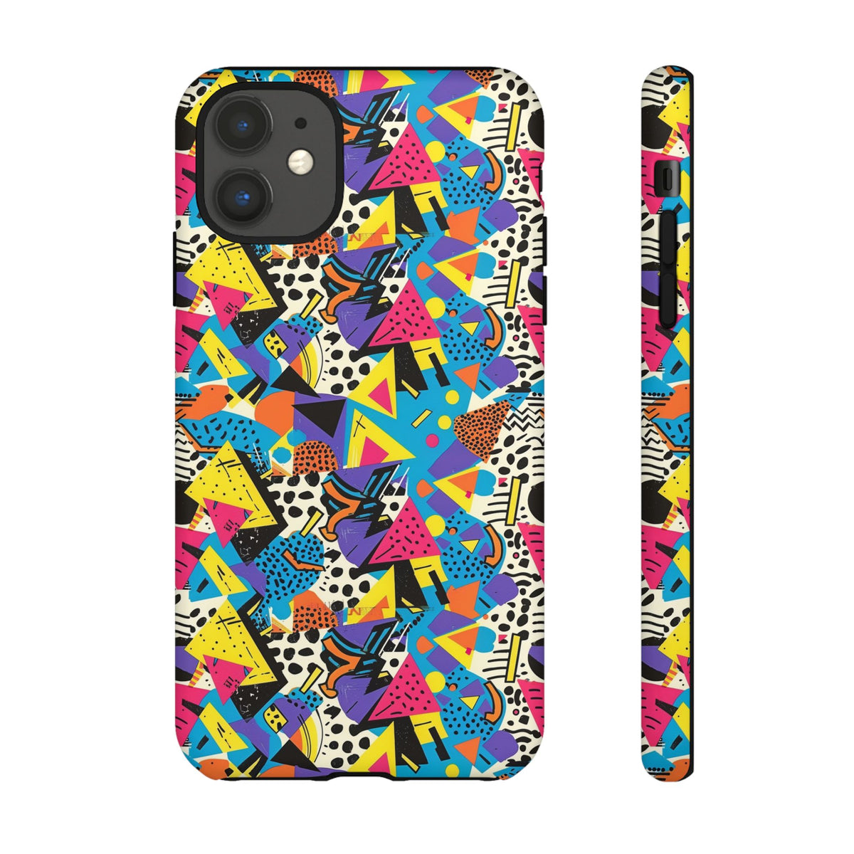 90s Themed Seamless Pattern Phone Case – Embrace Retro Style and Protection 231