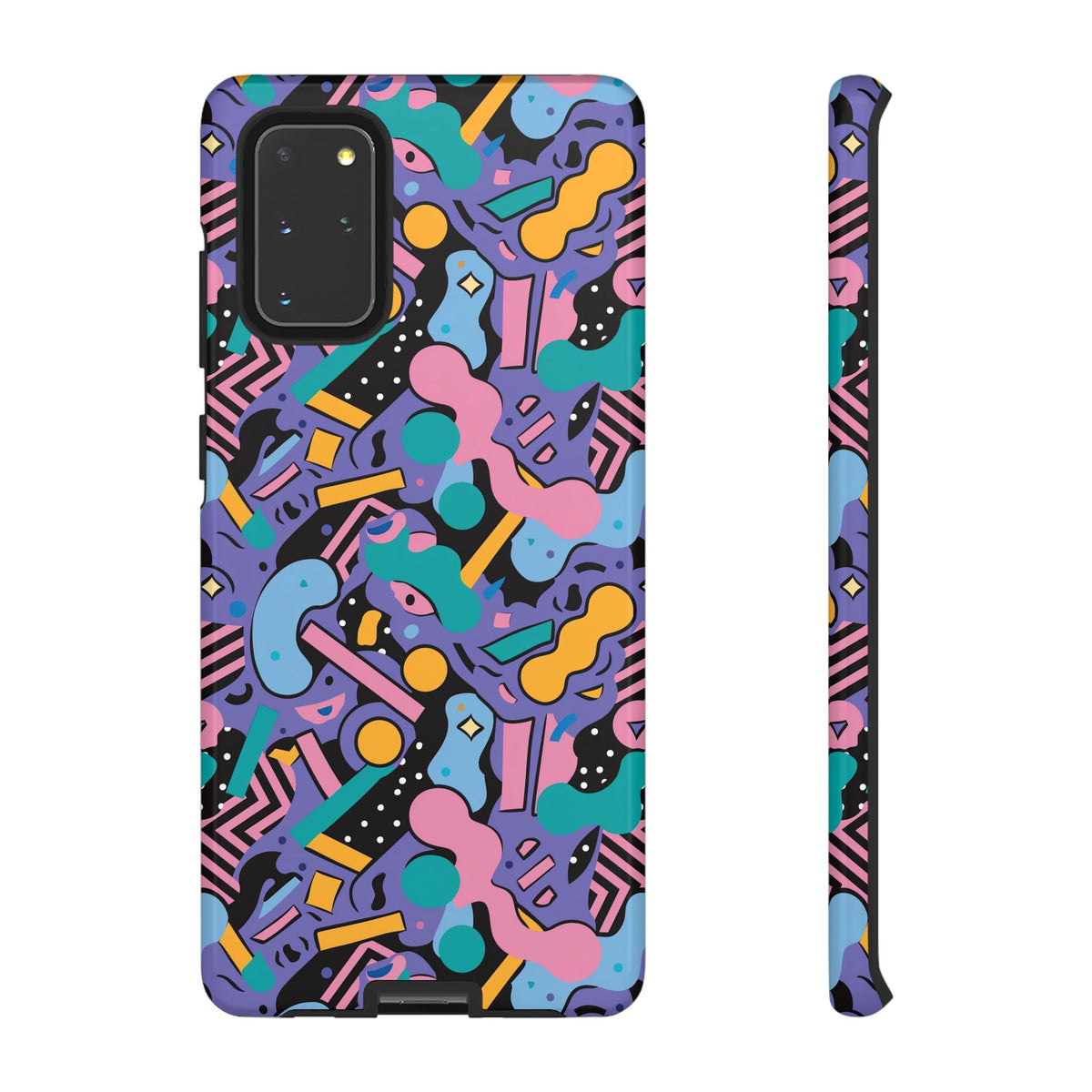 90s Themed Seamless Pattern Phone Case – Embrace Retro Style and Protection 234