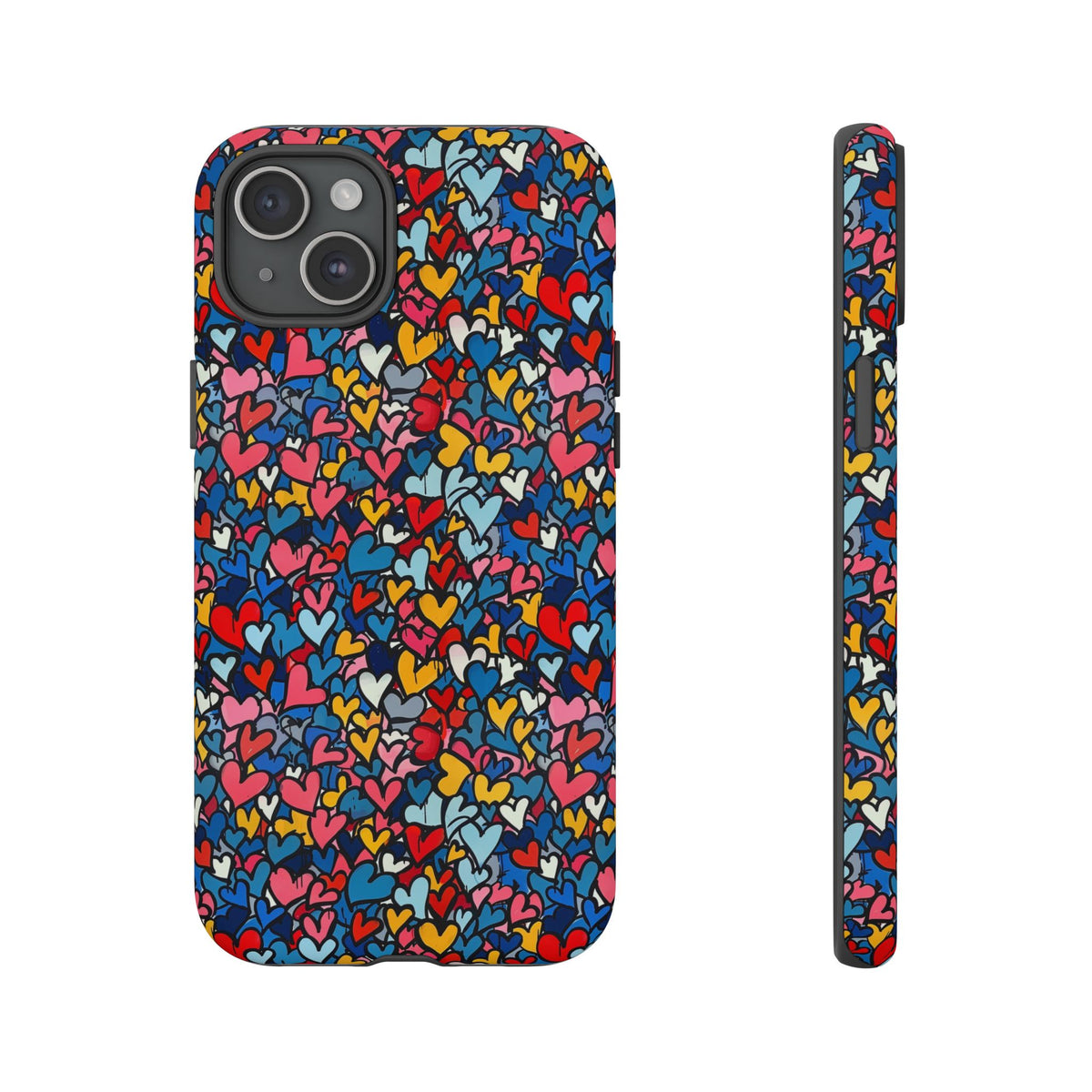 Heart Pattern Phone Case – Stylish & Loving Design for Your Device 820