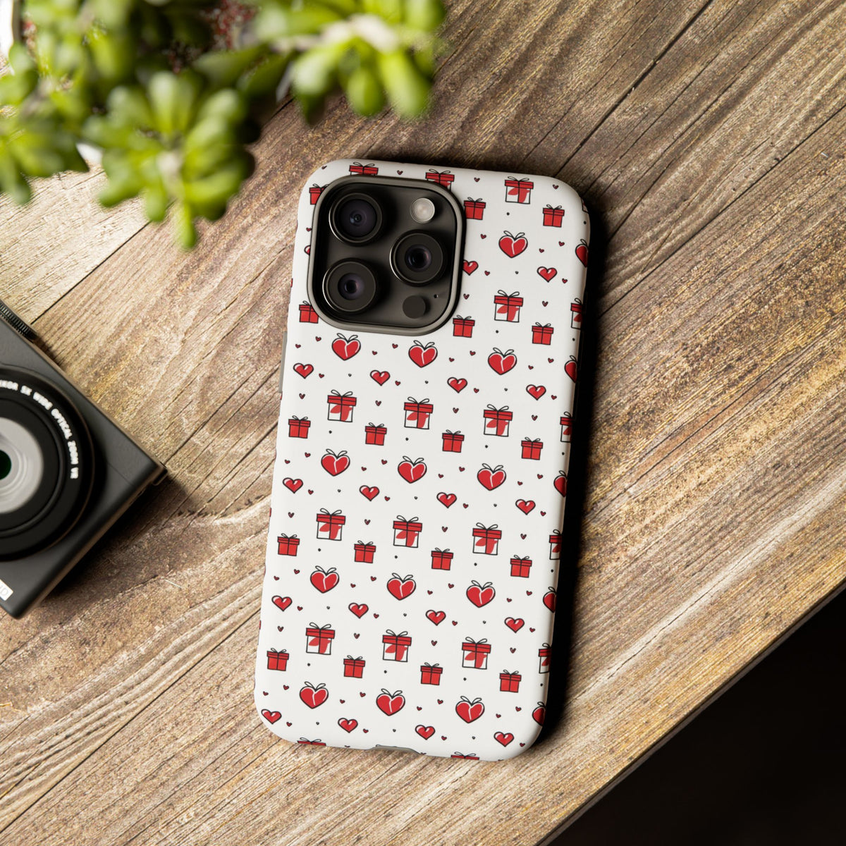 Heart Pattern Phone Case – Stylish & Loving Design for Your Device 234