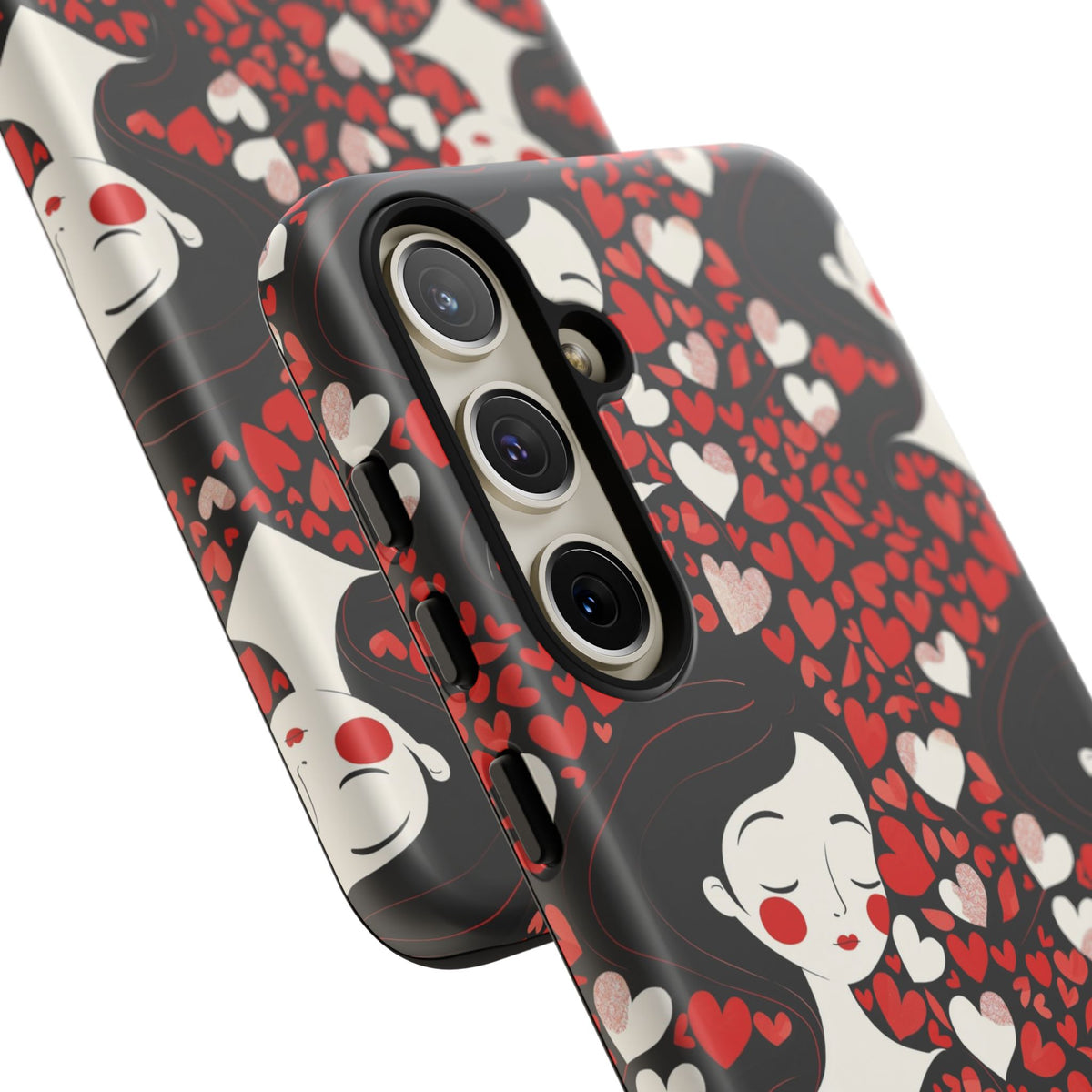 Heart Pattern Phone Case – Stylish & Loving Design for Your Device 232