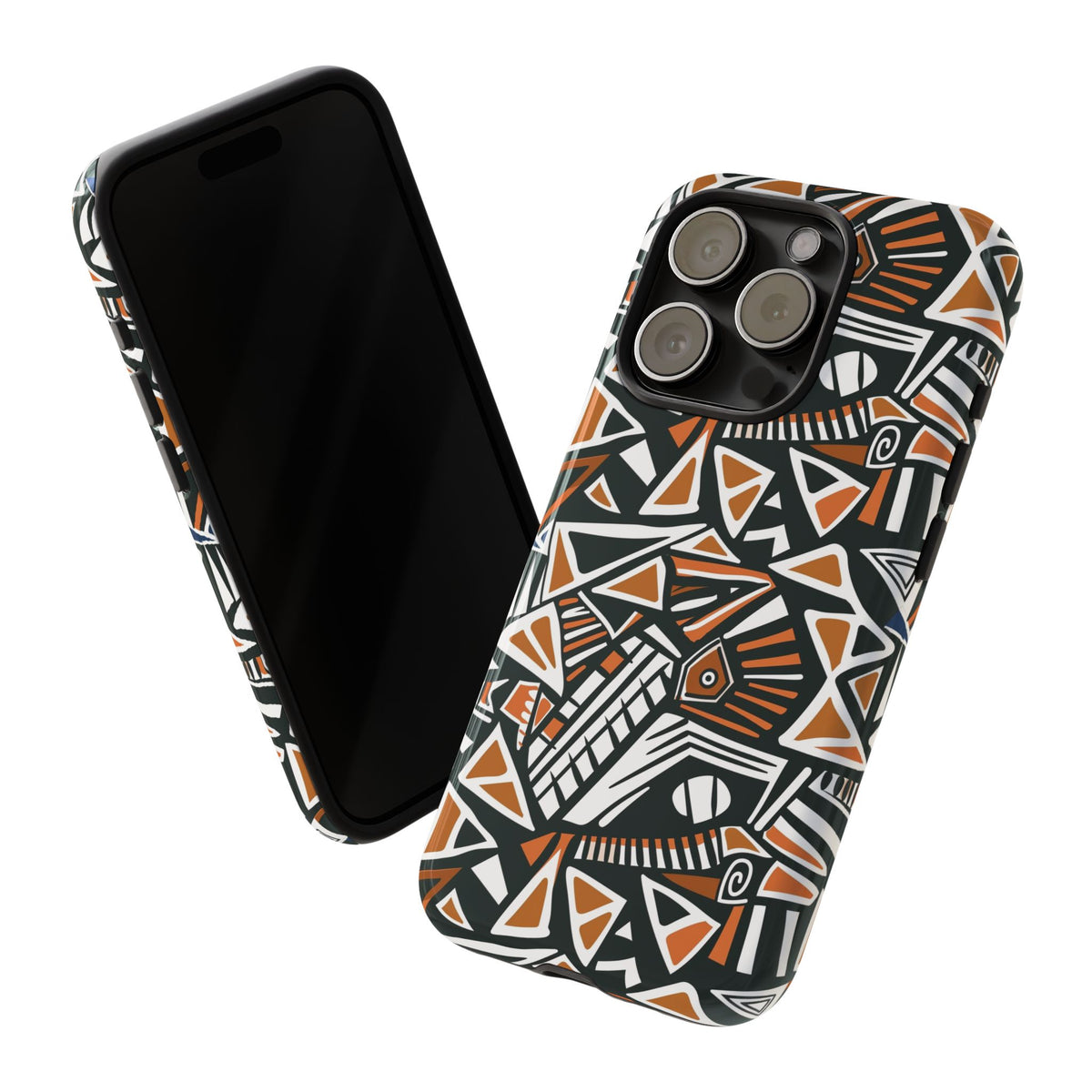 Stylish African Pattern Phone Case – Unique and Vibrant Protection 205