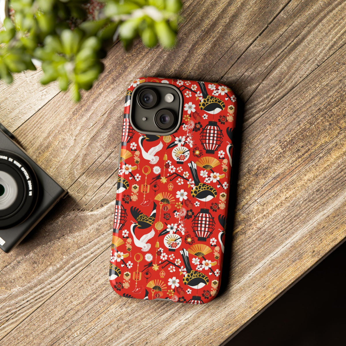 Japanese Pattern Phone Case – Elegant & Timeless Design for Your Phone 056