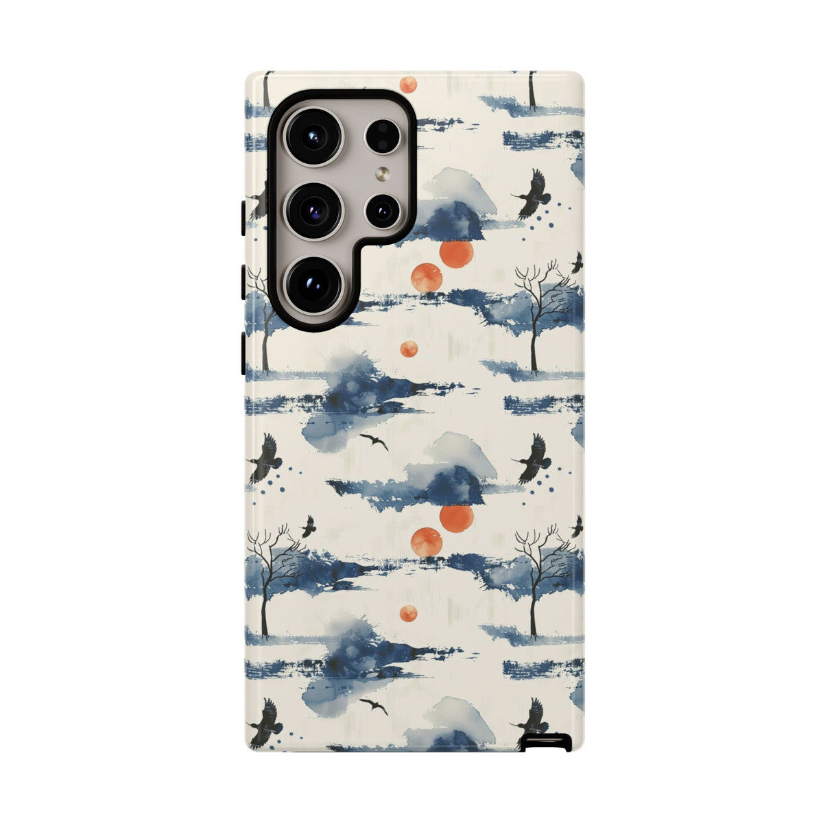 Japanese Pattern Phone Case – Elegant & Timeless Design for Your Phone 030