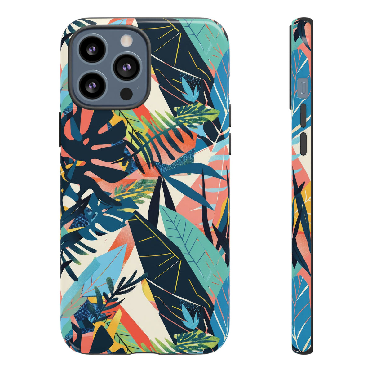 Jungle Collage Phone Case – Vibrant & Durable