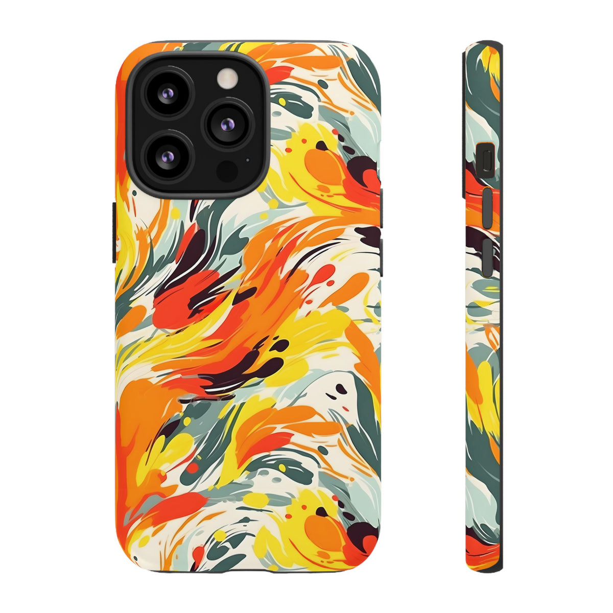 Abstract Painting Design Phone Case – Modern Art-Inspired Phone Cover 5