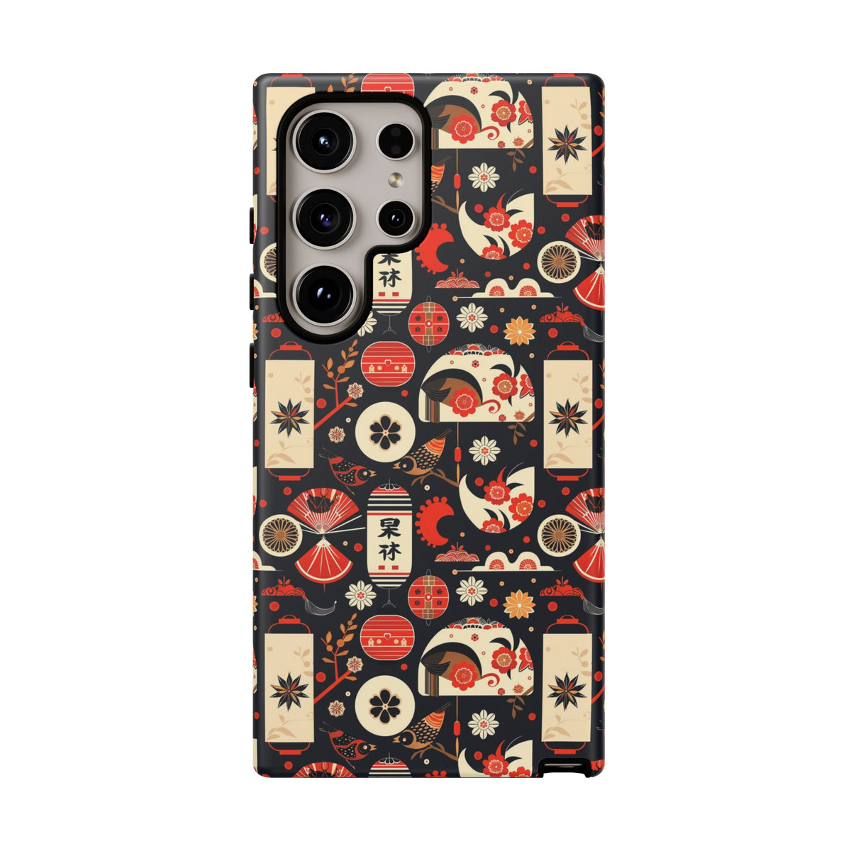 Japanese Pattern Phone Case – Elegant & Timeless Design for Your Phone 069