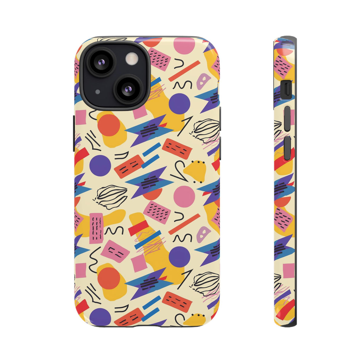 90s Themed Seamless Pattern Phone Case – Embrace Retro Style and Protection 270