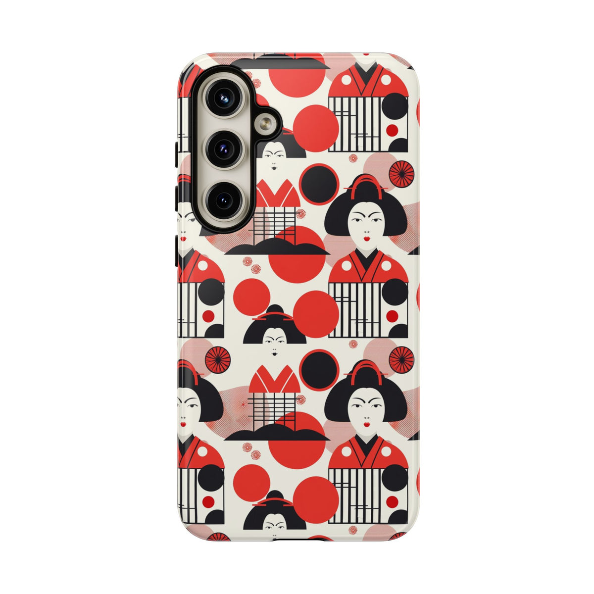 Japanese Pattern Phone Case – Elegant & Timeless Design for Your Phone 018