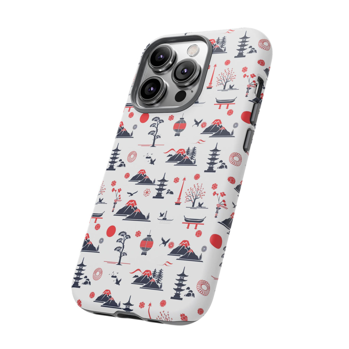 Japanese Pattern Phone Case – Elegant & Timeless Design for Your Phone 079