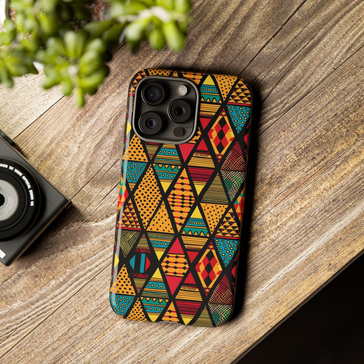 Stylish African Pattern Phone Case – Unique and Vibrant Protection 178