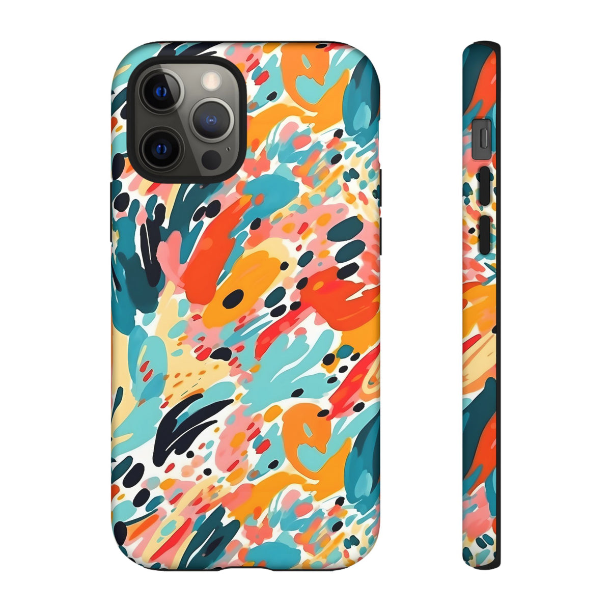 Abstract Painting Design Phone Case – Modern Art-Inspired Phone Cover 7