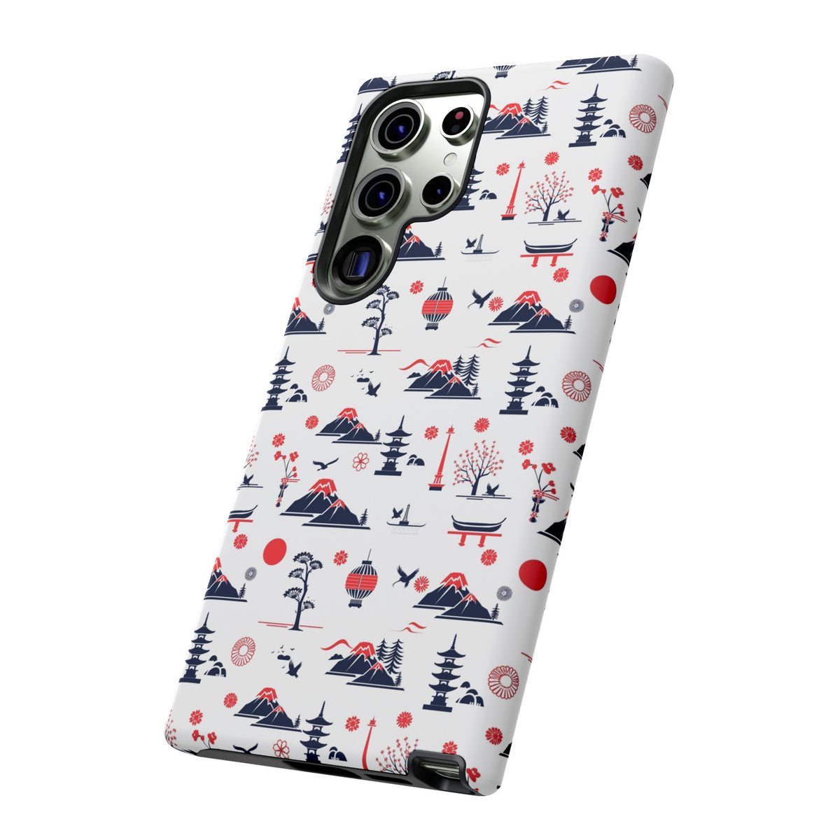 Japanese Pattern Phone Case – Elegant & Timeless Design for Your Phone 079