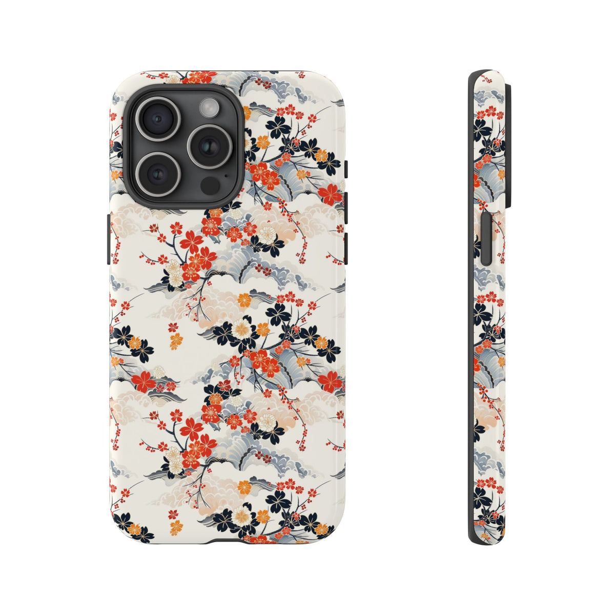 Japanese Pattern Phone Case – Elegant & Timeless Design for Your Phone 302