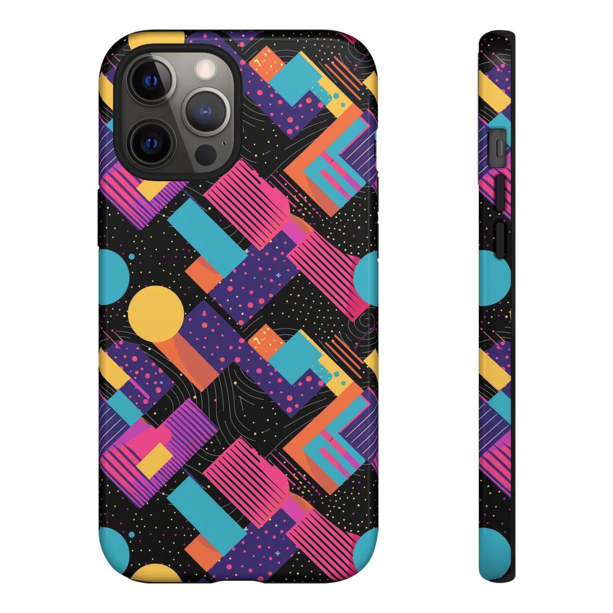 Retro 80s Seamless Phone Case – Vintage Style Meets Modern Protection 088