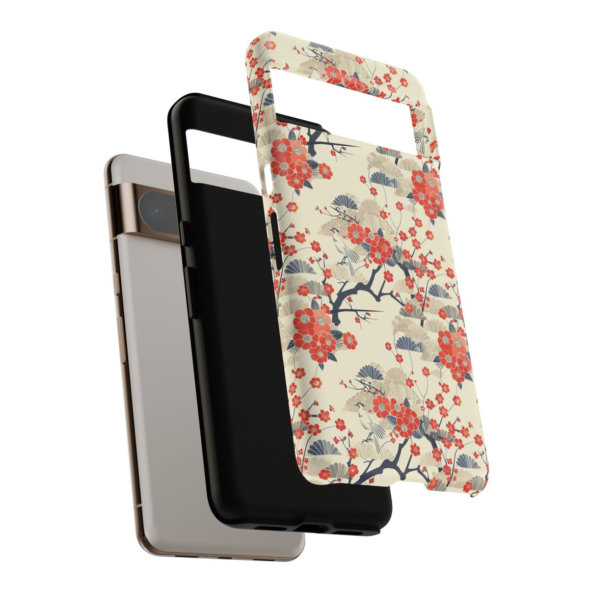 Japanese Pattern Phone Case – Elegant & Timeless Design for Your Phone 031