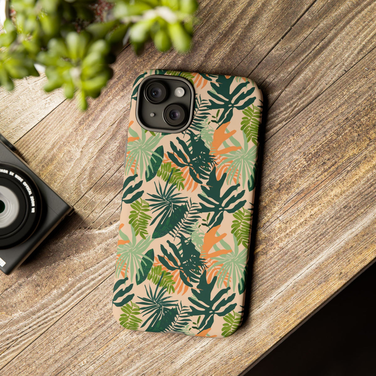 Jungle Pattern Phone Case – Exotic & Lush Design for Your Phone 353