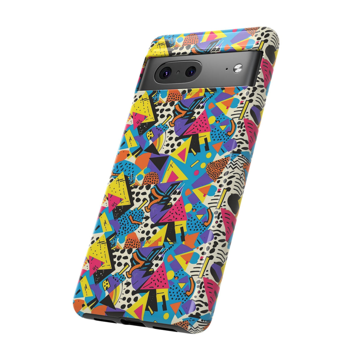 90s Themed Seamless Pattern Phone Case – Embrace Retro Style and Protection 231