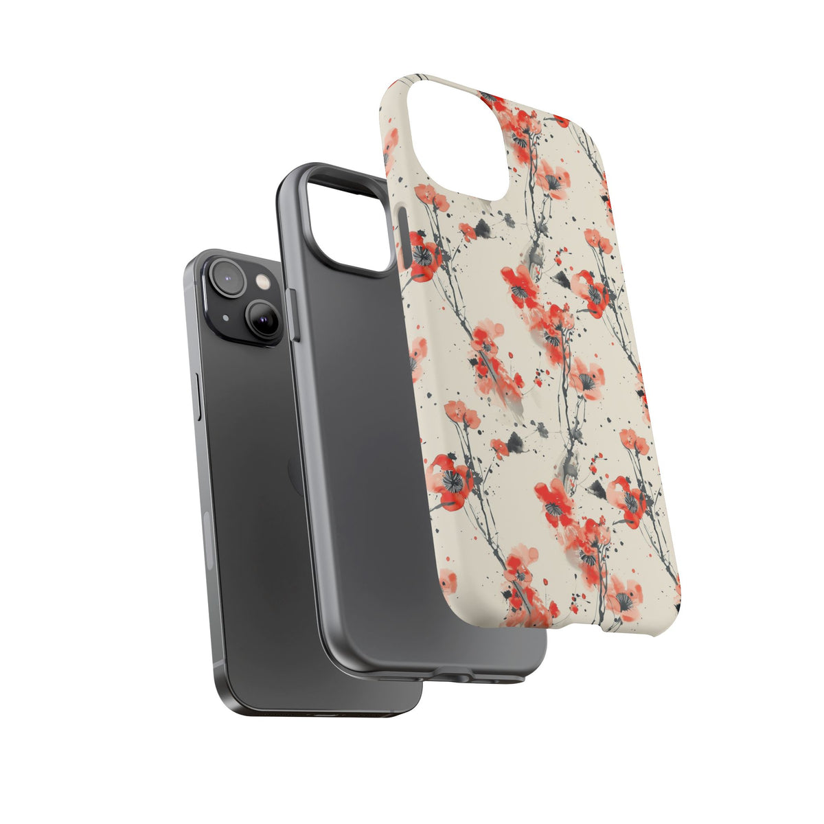 Japanese Pattern Phone Case – Elegant & Timeless Design for Your Phone 045