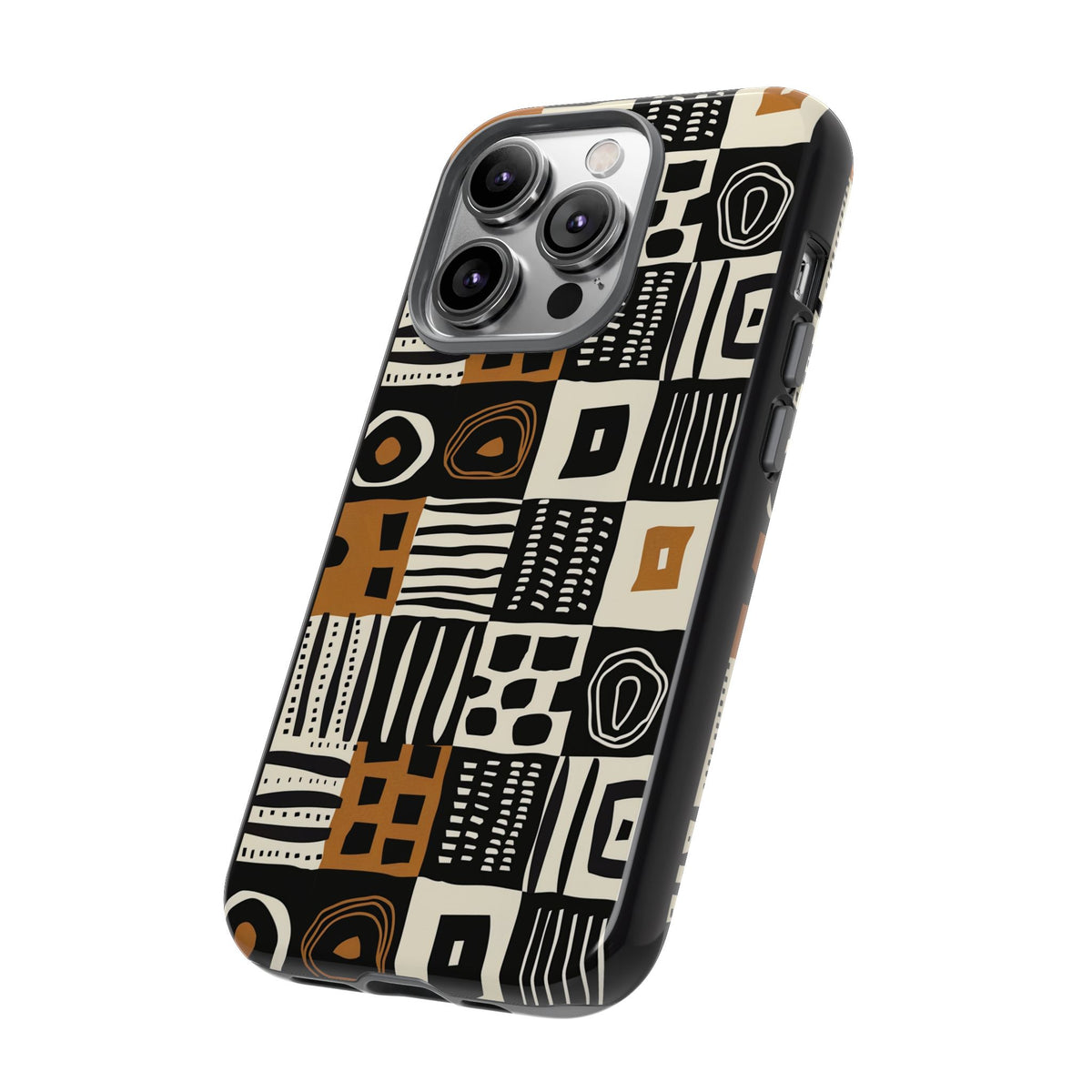 Stylish African Pattern Phone Case – Unique and Vibrant Protection 168