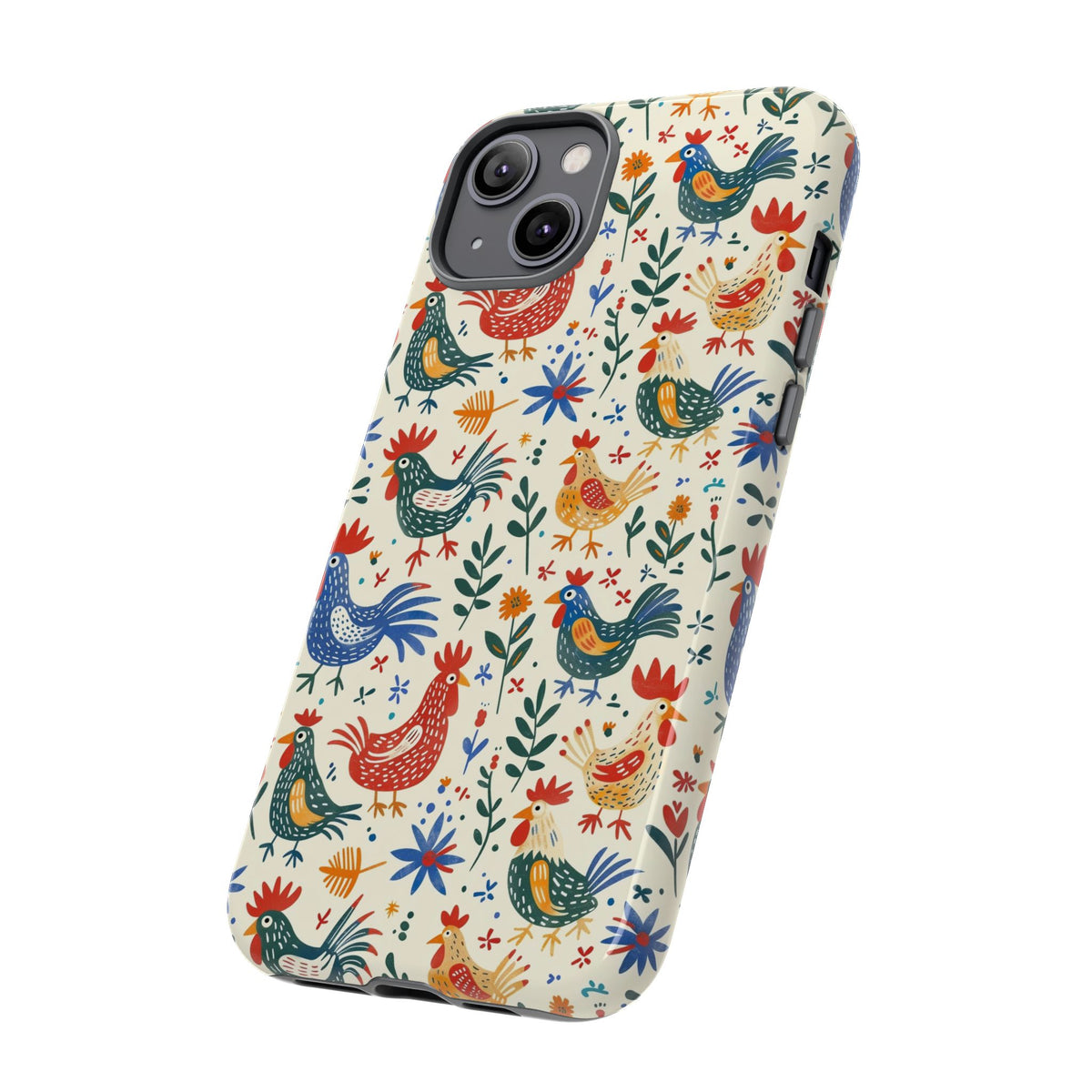 Birds Seamless Pattern Phone Case – Elegant and Timeless Avian Design 8