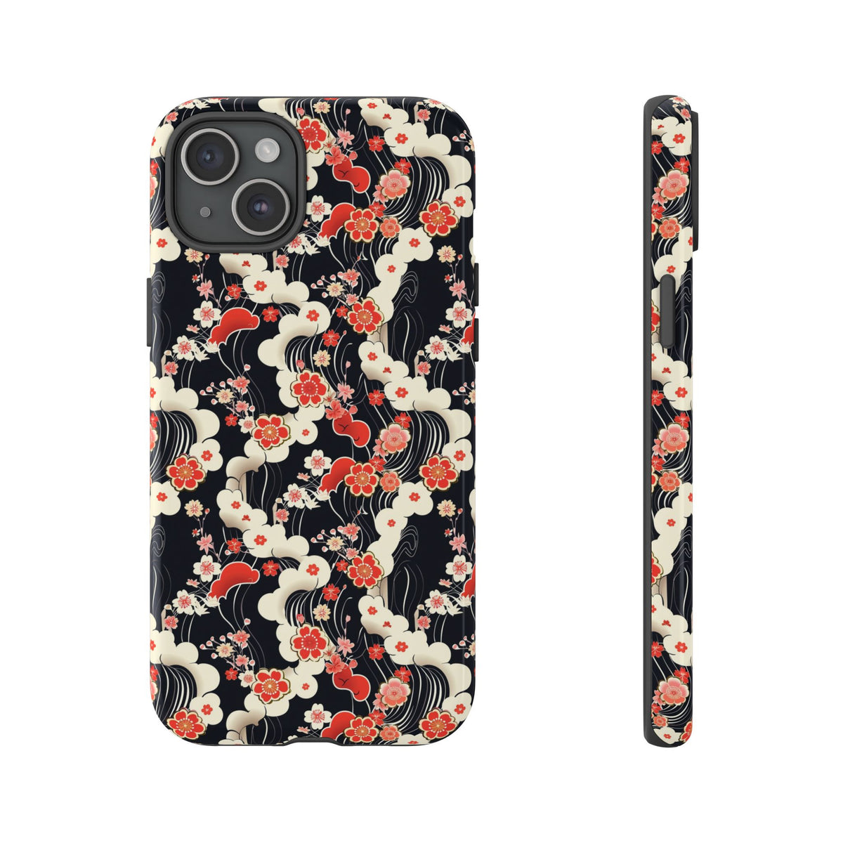 Japanese Pattern Phone Case – Elegant & Timeless Design for Your Phone 478