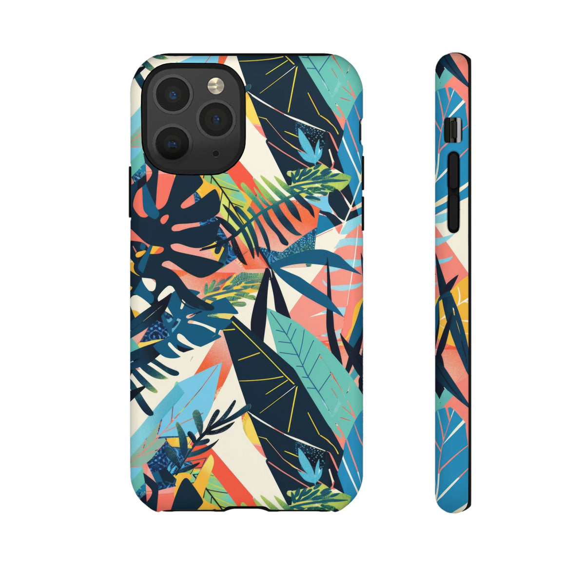 Jungle Collage Phone Case – Vibrant & Durable