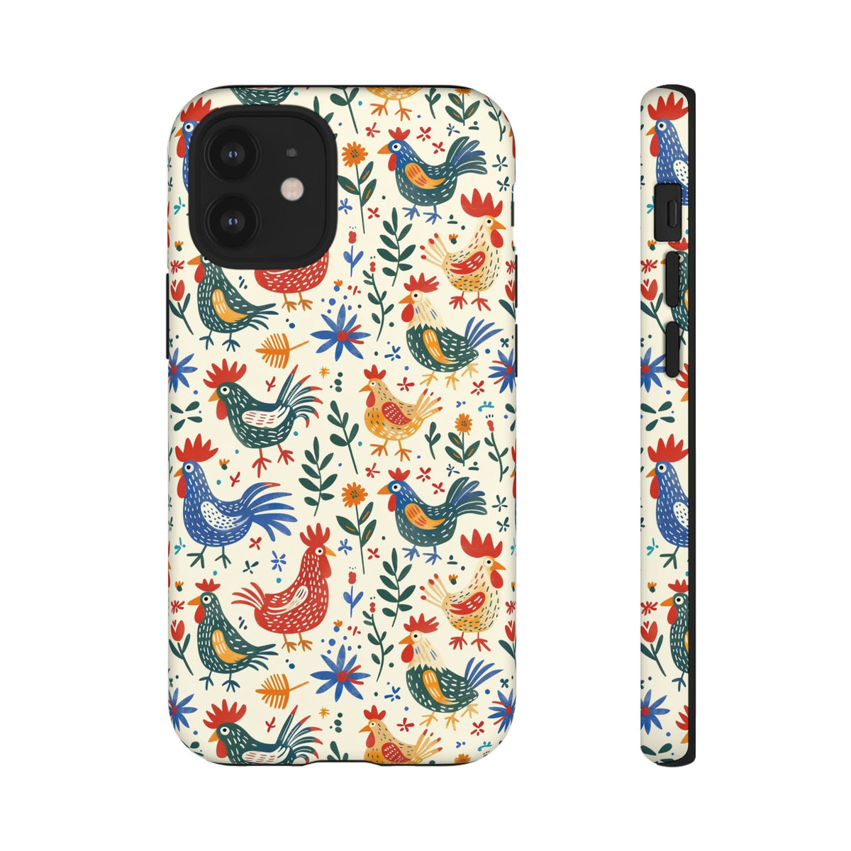 Birds Seamless Pattern Phone Case – Elegant and Timeless Avian Design 8