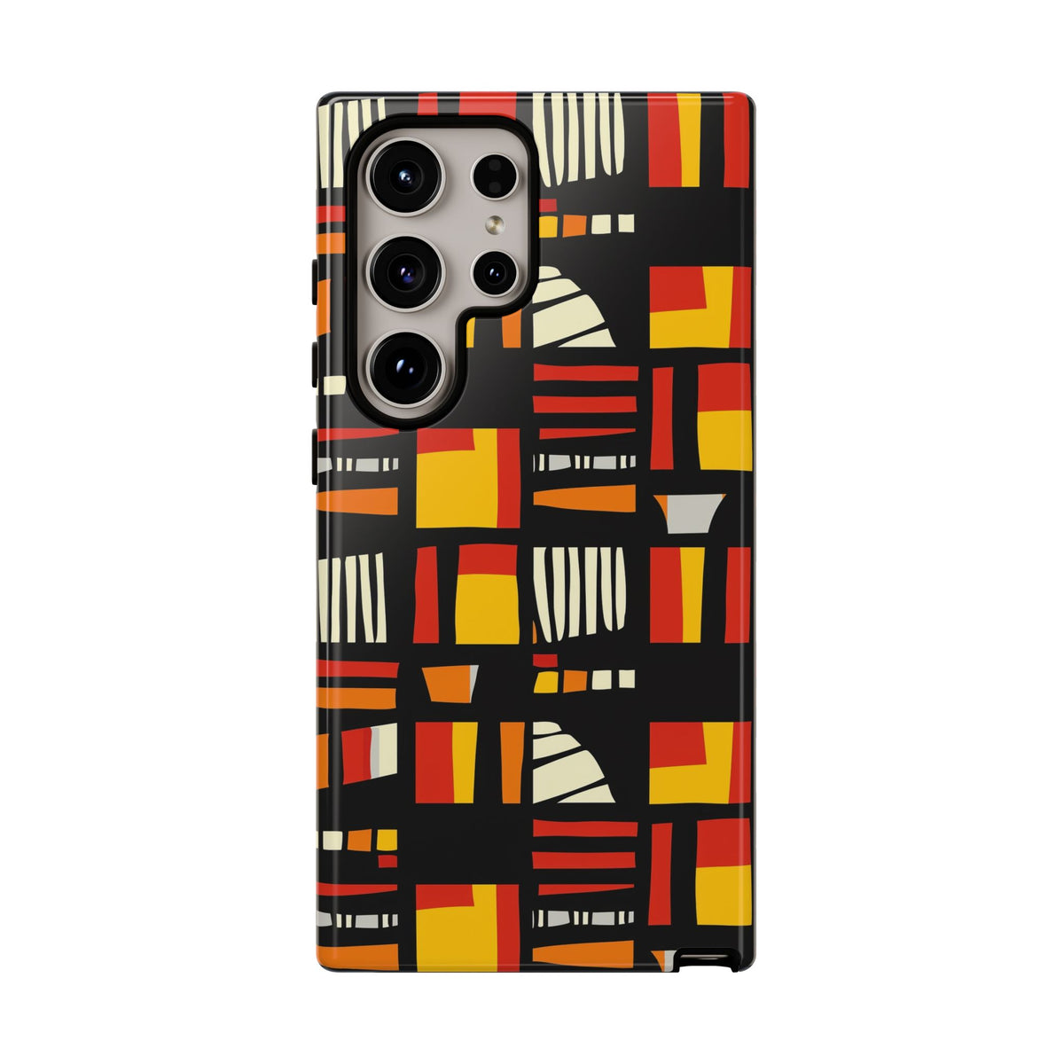 Stylish African Pattern Phone Case – Unique and Vibrant Protection 099