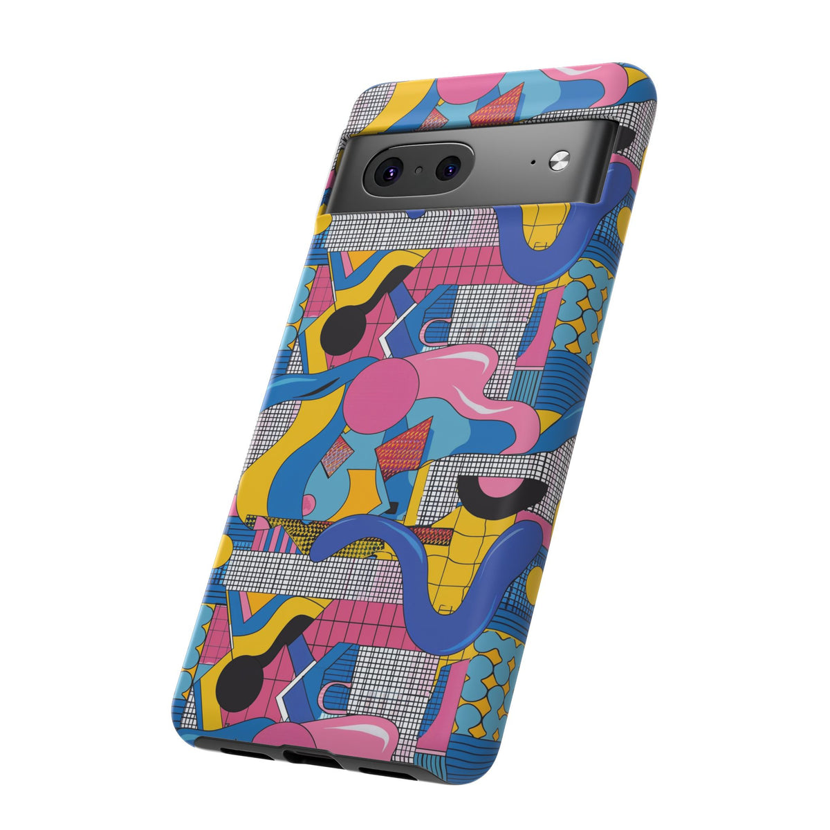 90s Themed Seamless Pattern Phone Case – Embrace Retro Style and Protection 224