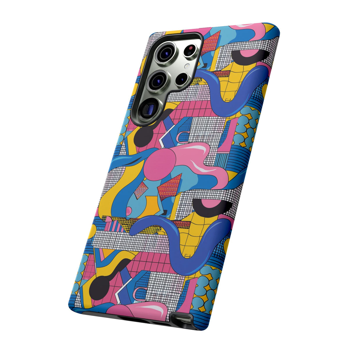 90s Themed Seamless Pattern Phone Case – Embrace Retro Style and Protection 224