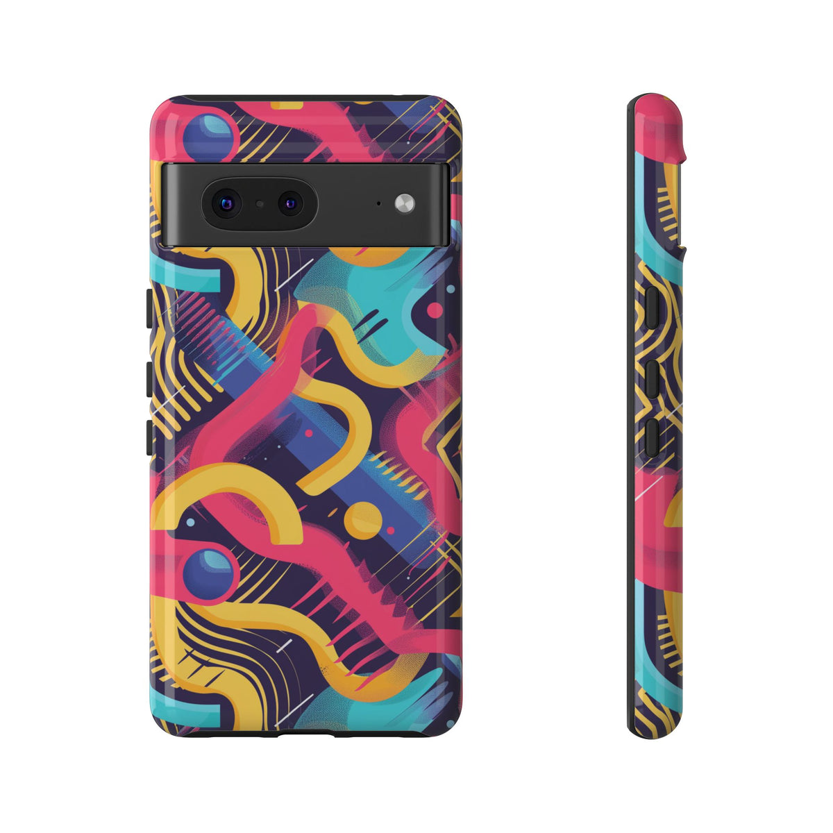 Retro 80s Seamless Phone Case – Vintage Style Meets Modern Protection 2