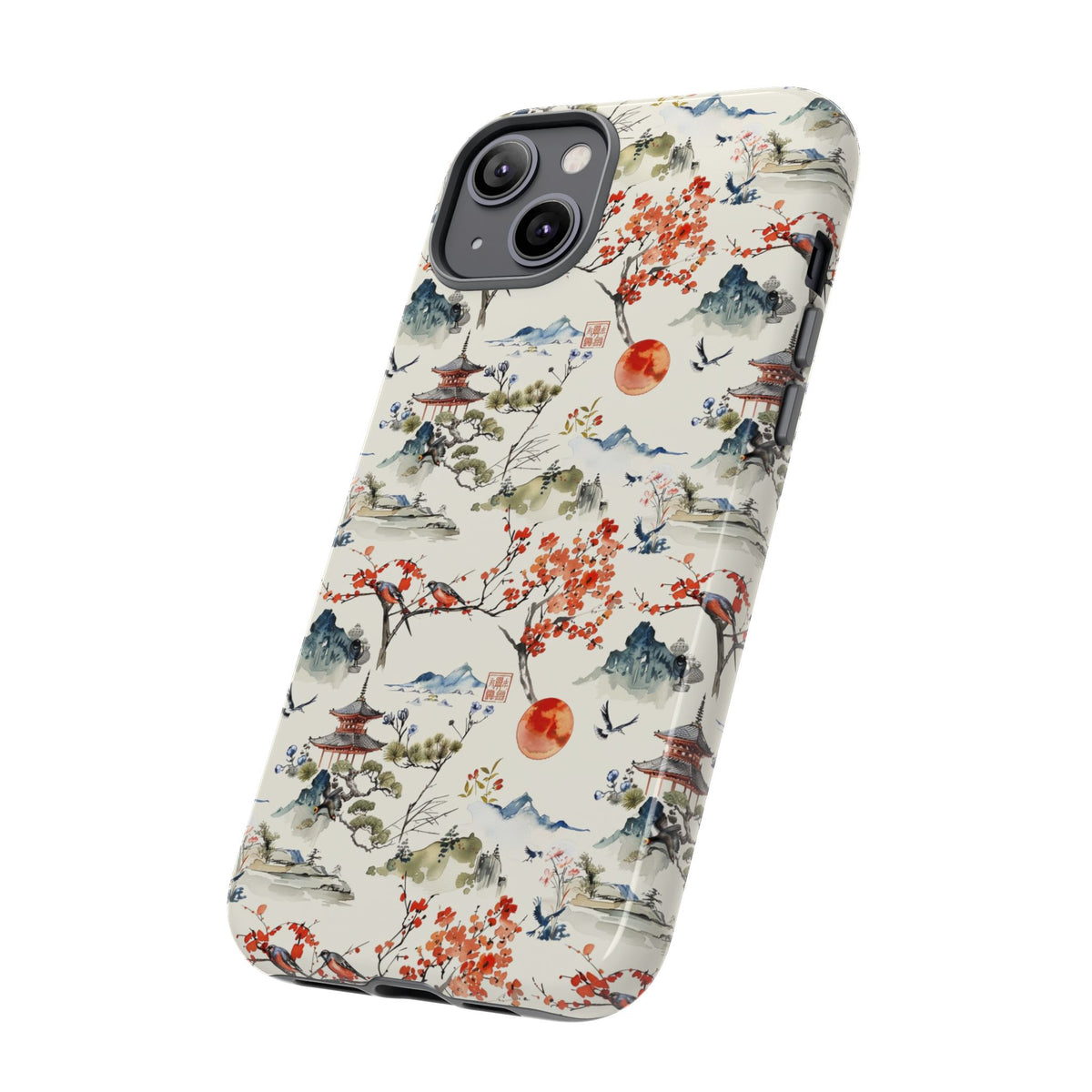 Japanese Pattern Phone Case – Elegant & Timeless Design for Your Phone 120