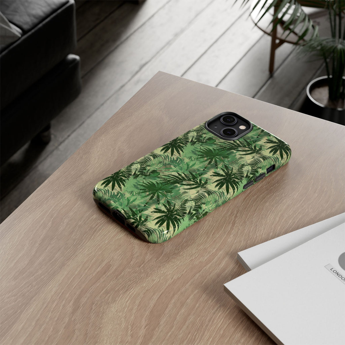 Jungle Pattern Phone Case – Exotic & Lush Design for Your Phone 336