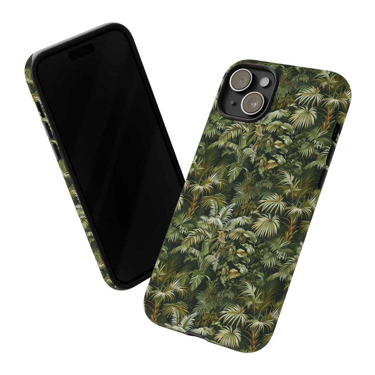 Jungle Pattern Phone Case – Exotic & Lush Design for Your Phone 331