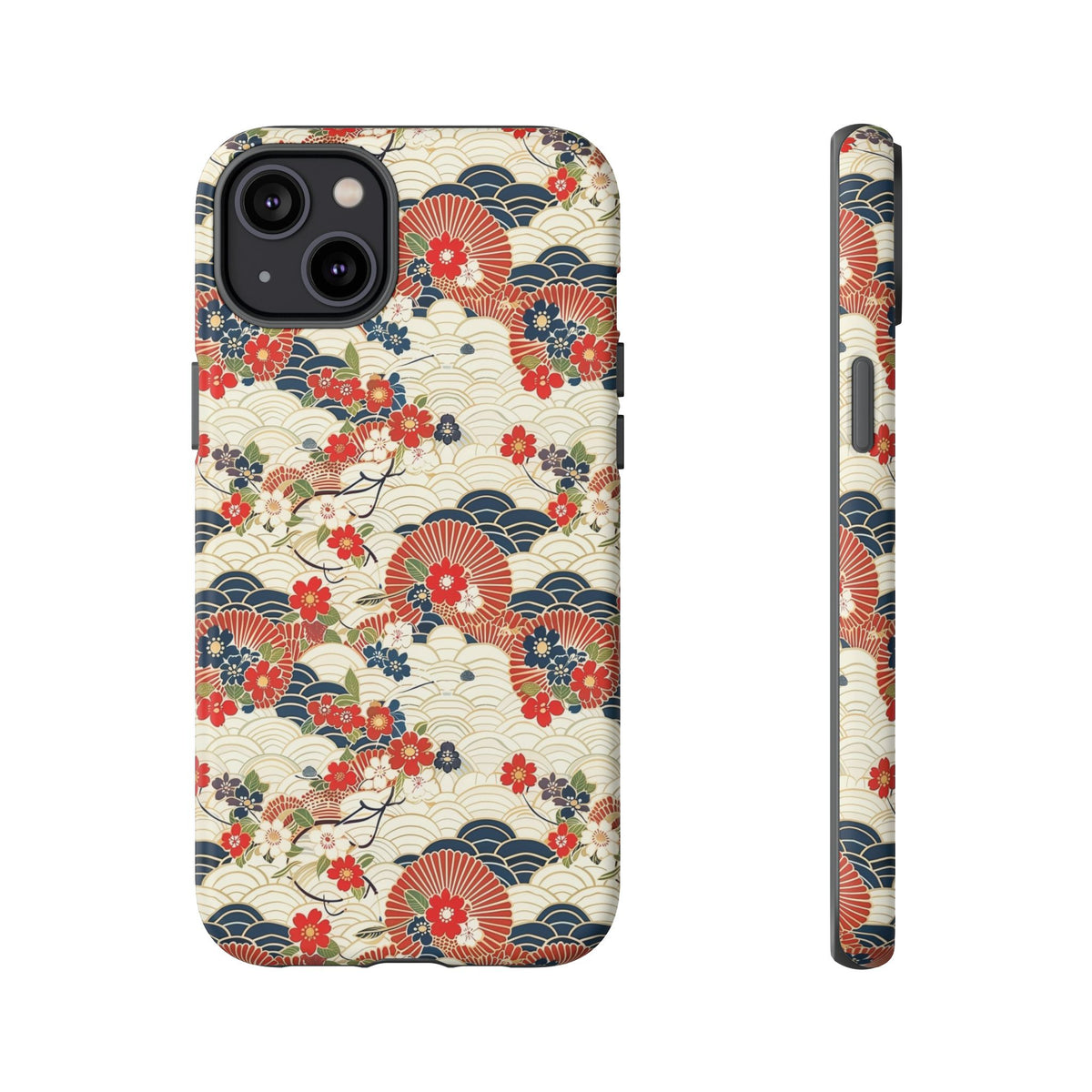 Japanese Pattern Phone Case – Elegant & Timeless Design for Your Phone 124