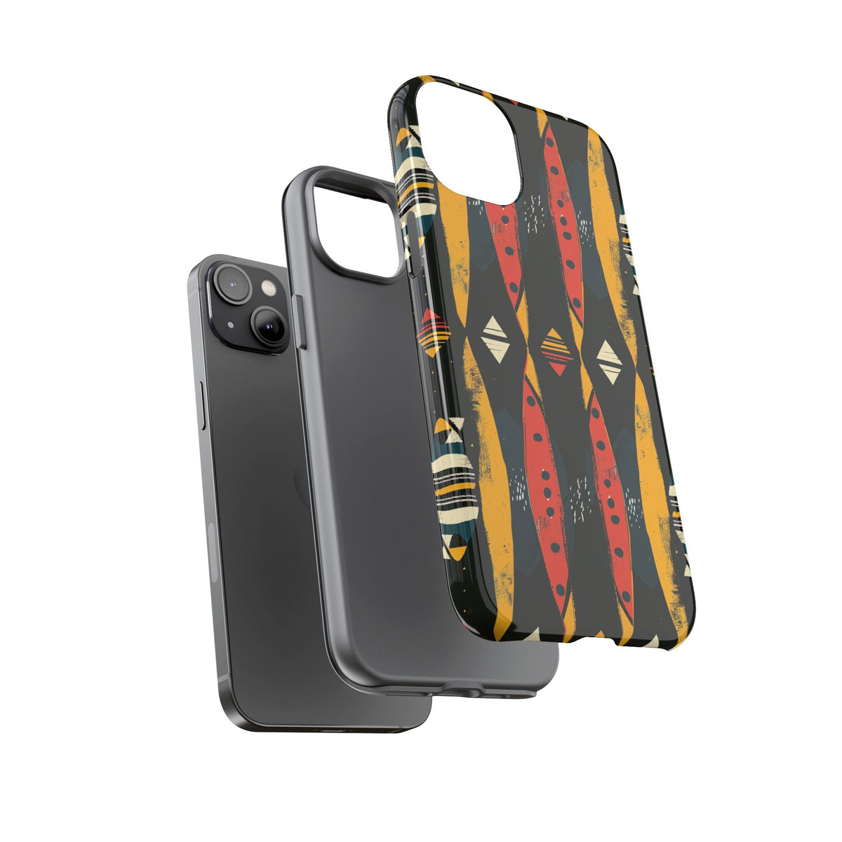 Stylish African Pattern Phone Case – Unique and Vibrant Protection 156