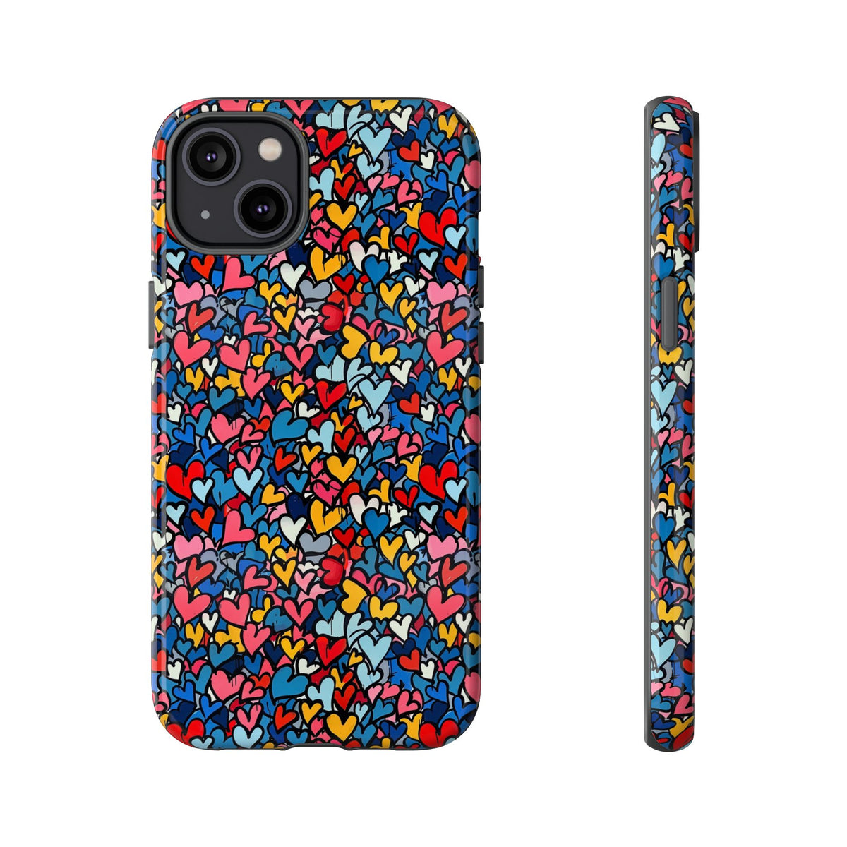 Heart Pattern Phone Case – Stylish & Loving Design for Your Device 820