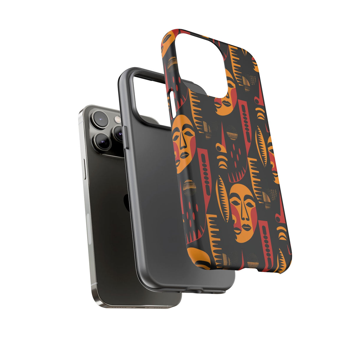 Stylish African Pattern Phone Case – Unique and Vibrant Protection 203