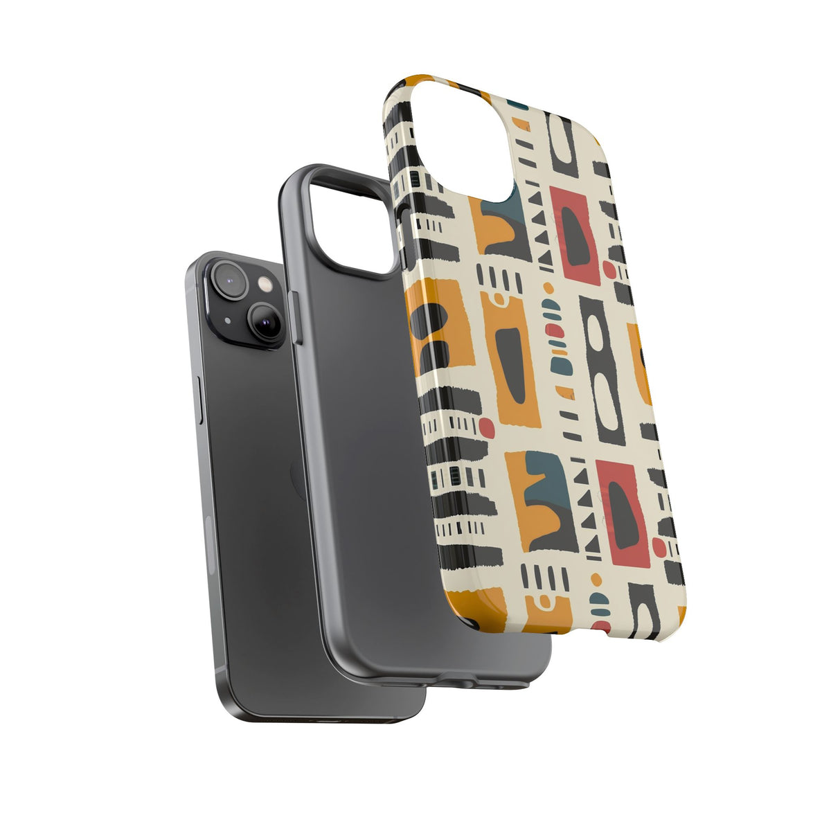 Stylish African Pattern Phone Case – Unique and Vibrant Protection 260