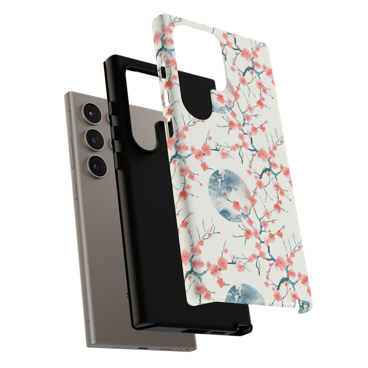 Japanese Pattern Phone Case – Elegant & Timeless Design for Your Phone 081