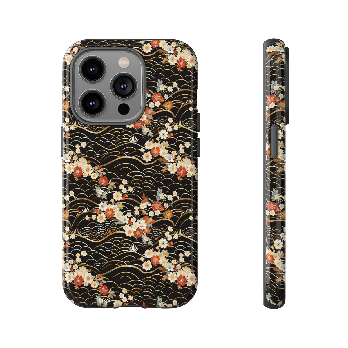 Japanese Pattern Phone Case – Elegant & Timeless Design for Your Phone 097