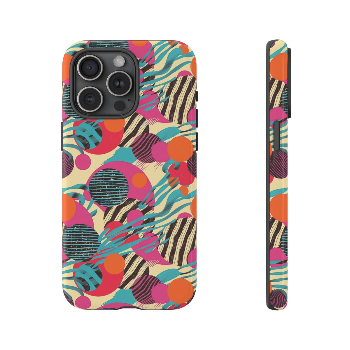 Retro 80s Seamless Phone Case – Vintage Style Meets Modern Protection 167