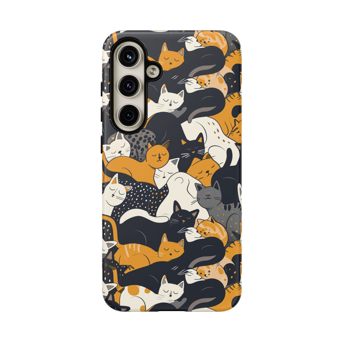 Seamless Cat Pattern Design Phone Case – Playful and Stylish Cat-Themed Phone Cover 2