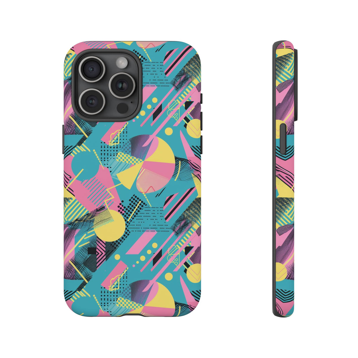 Retro 80s Seamless Phone Case – Vintage Style Meets Modern Protection 083